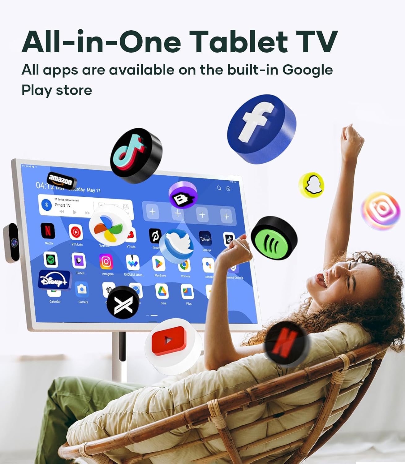 NEW SOLVARE Portable TV