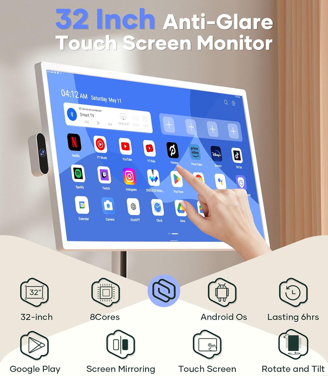 NEW SOLVARE Portable TV